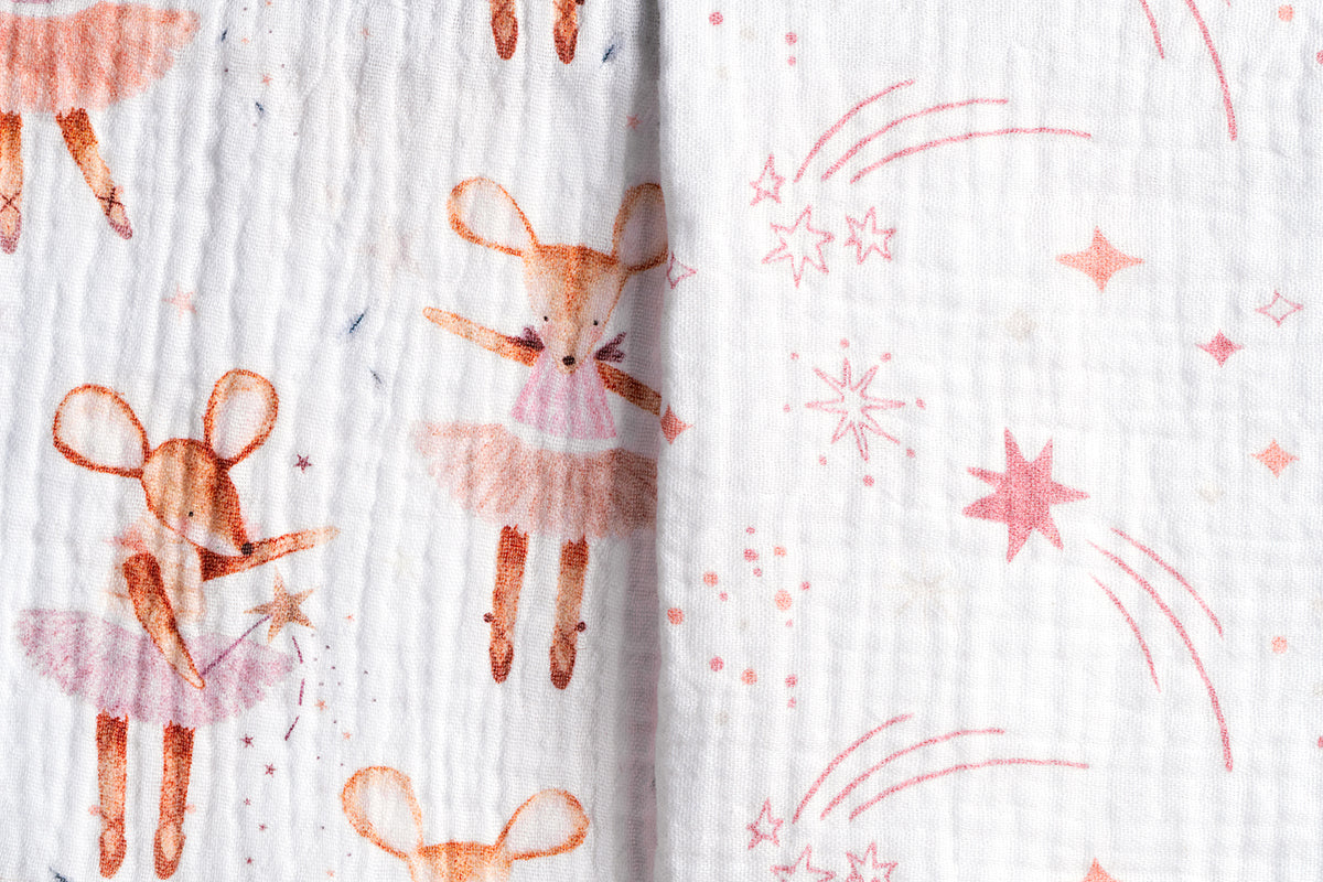 Premium Muslin Tetra Cloths 30x30cm – Set 3/1 - Vila Mišica