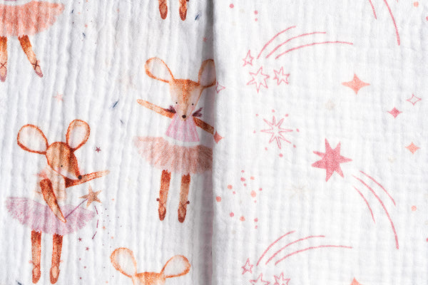 Premium Muslin Tetra Cloths 30x30cm – Set 3/1 - Vila Mišica