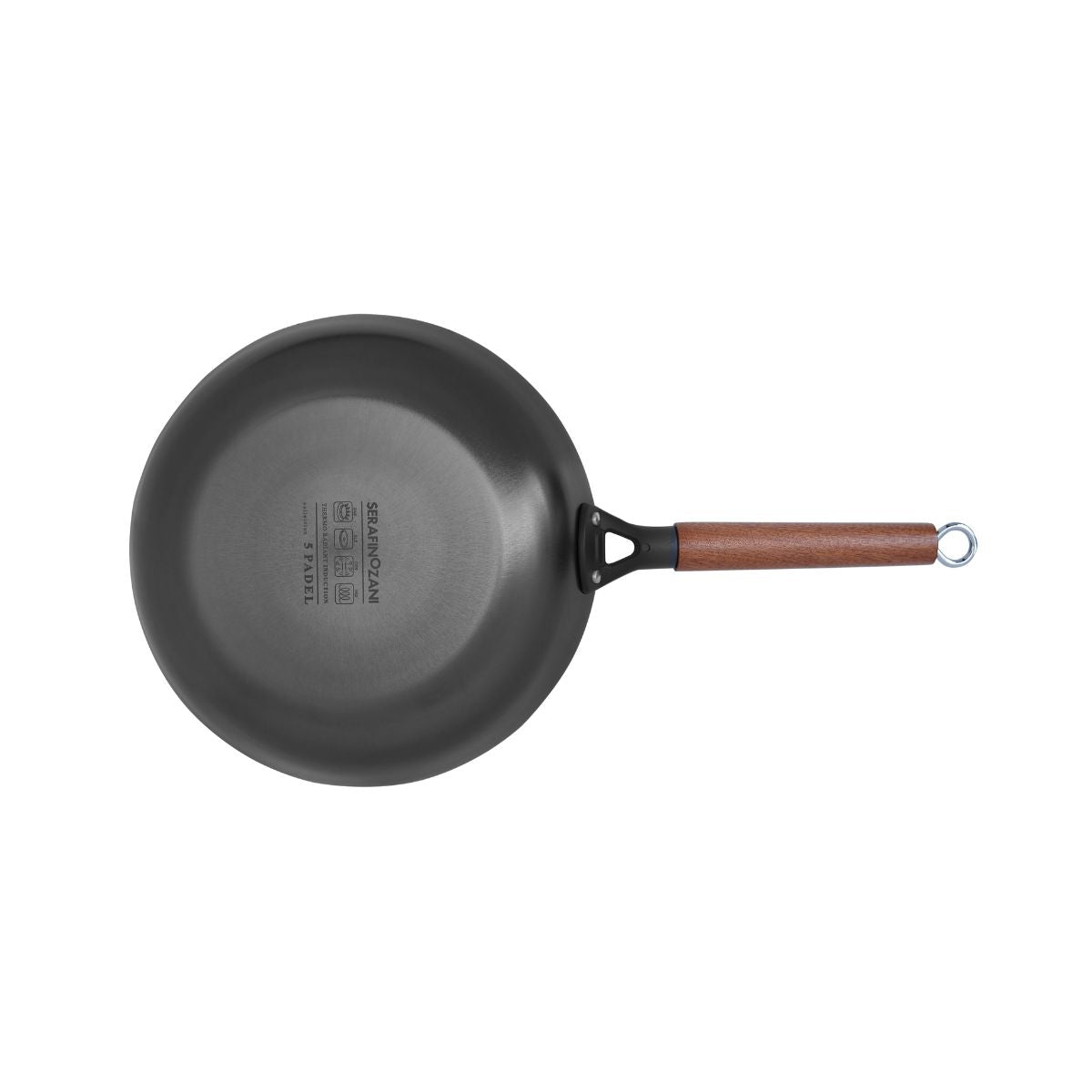 5 PADEL - IRON - 28 cm Frying Pan - SERAFINO ZANI