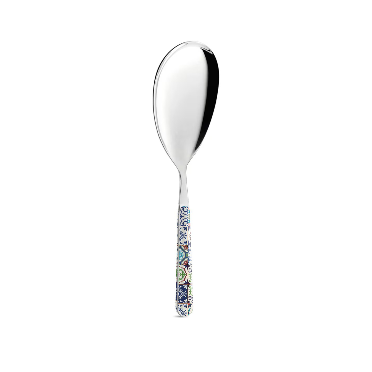 Rice Paddle - Polychrome Majolica BD14286