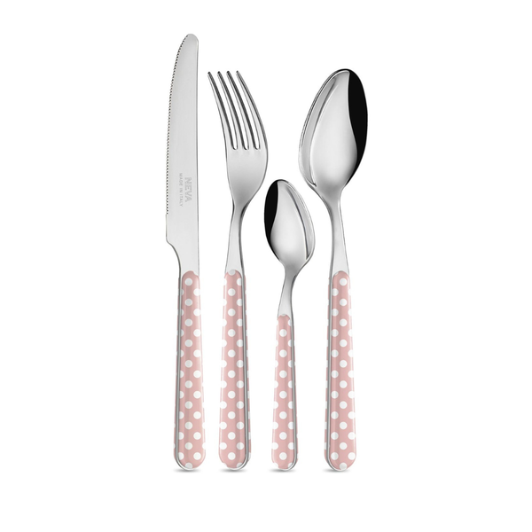24-piece Set - Pink Polka Dots BD14053LM