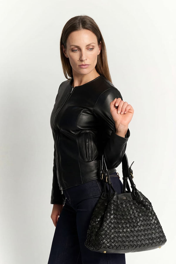 Siena Piccola borsa donna 100% vera pelle Made in Italy - Barone Firenze