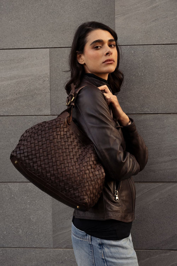 Siena Piccola borsa donna 100% vera pelle Made in Italy - Barone Firenze