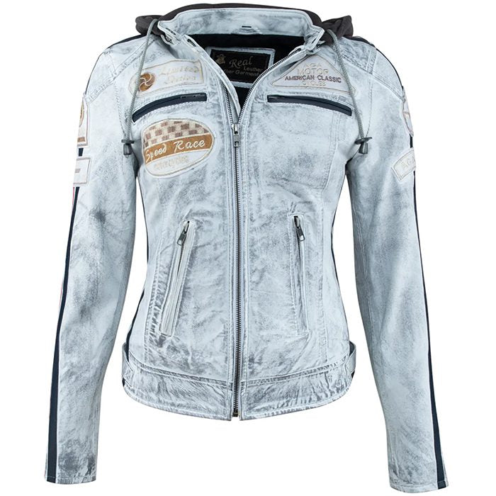 Veste vintage grise pour femmes SIXTY SIX