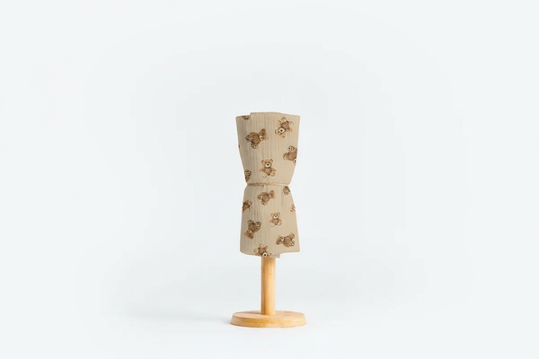 Children's Premium Muslin Tetra Diaper 65x65cm - Brown Bear