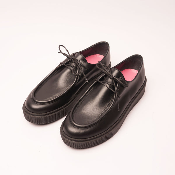 Sofia 2.0 Lace-Up Moccasin Sneakers Black