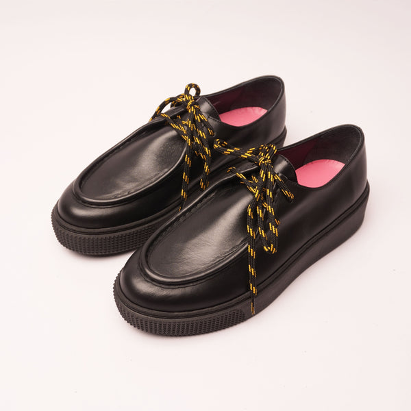 Sofia 2.0 Lace-Up Moccasin Sneakers Black