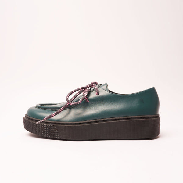 Sofia 2.0 Laced Moccasin Sneakers in Petrol