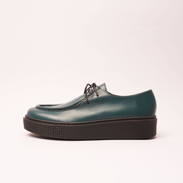 Sofia 2.0 Laced Moccasin Sneakers in Petrol