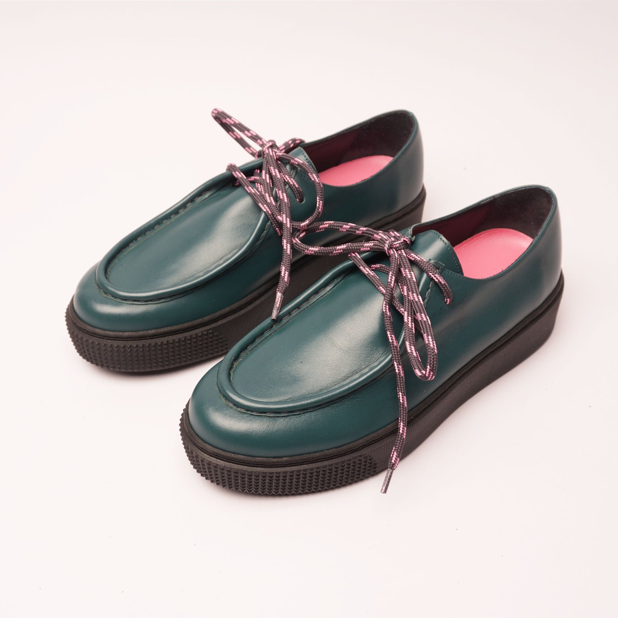 Sofia 2.0 Laced Moccasin Sneakers in Petrol