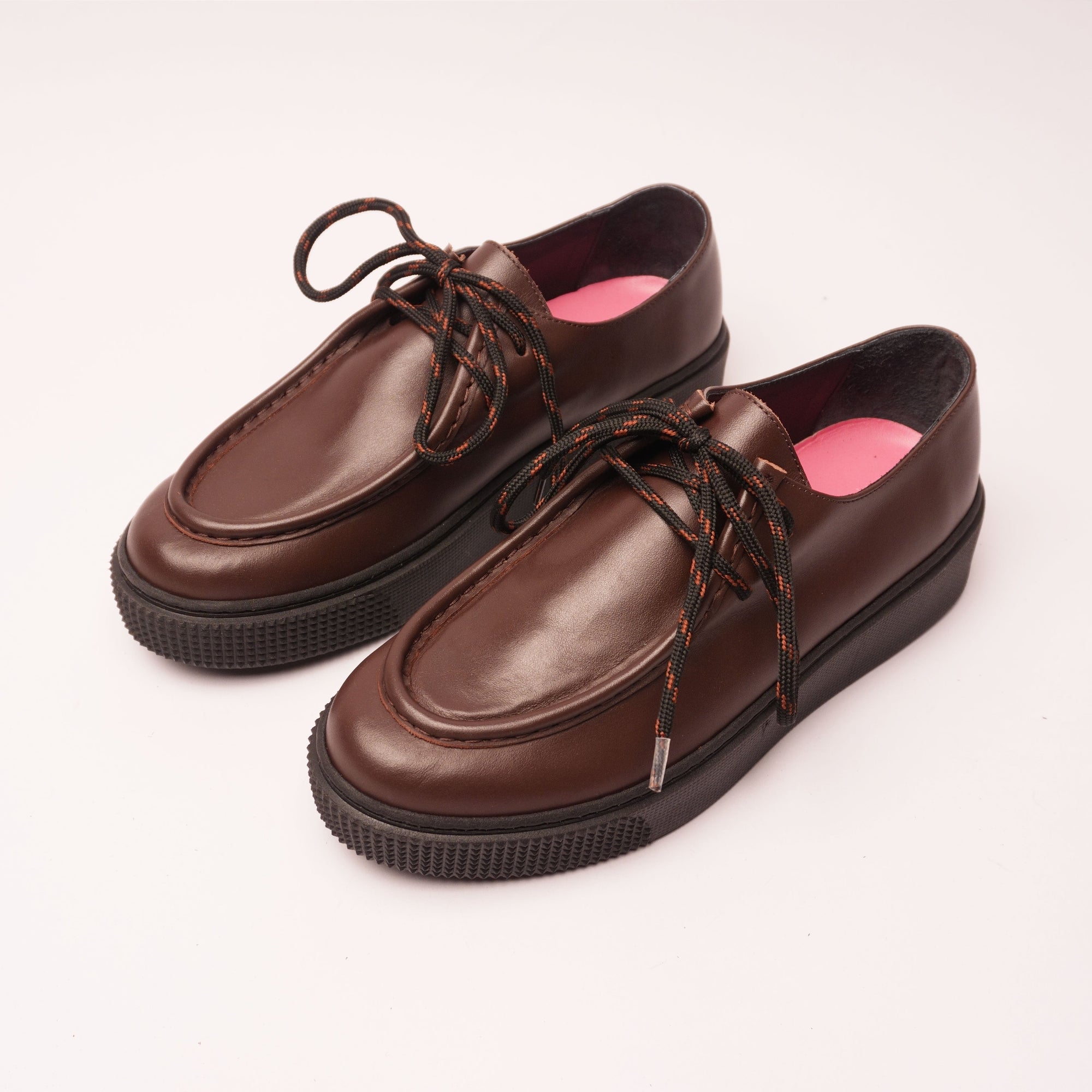 Sofia 2.0 Lace-Up Moccasin Sneakers Tobacco