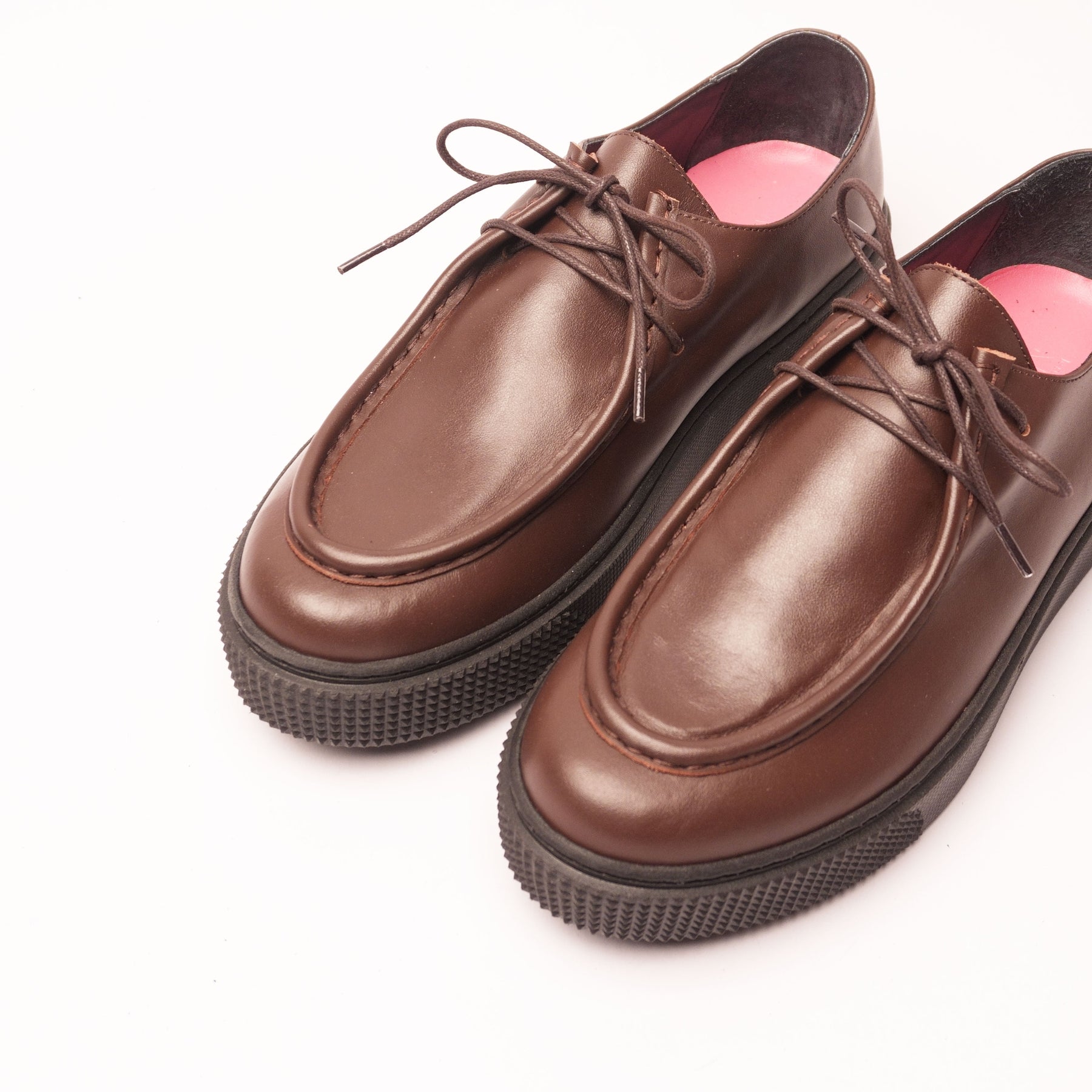 Sofia 2.0 Lace-Up Moccasin Sneakers Tobacco