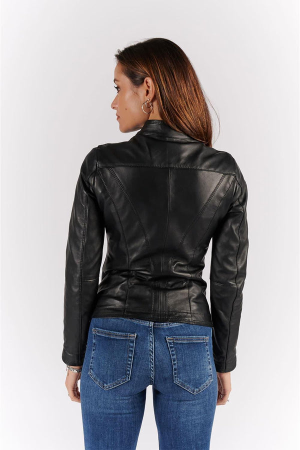 Sofia giacca donna 100% vera pelle Made in Italy - Barone Firenze