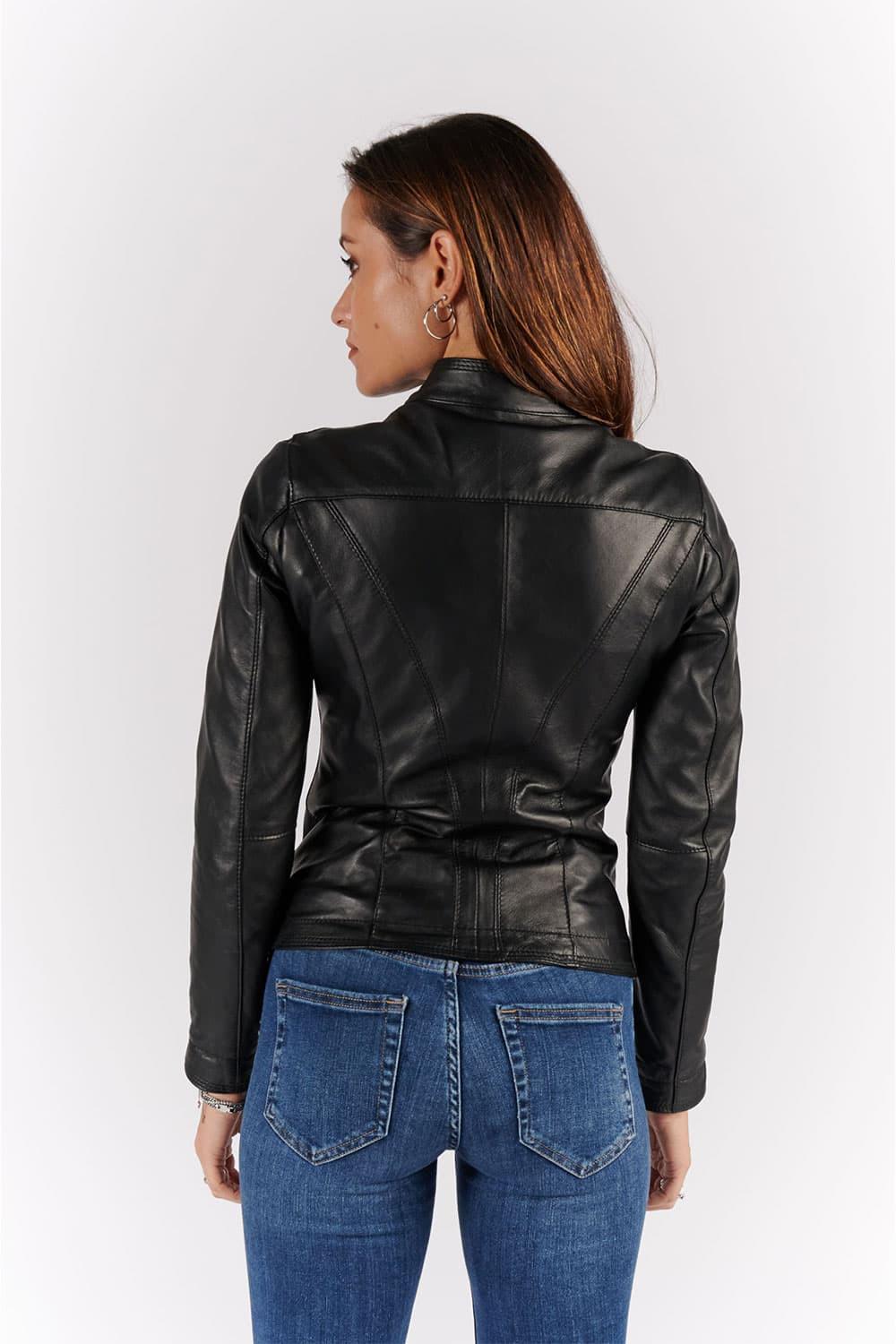 Sofia giacca donna 100% vera pelle Made in Italy - Barone Firenze