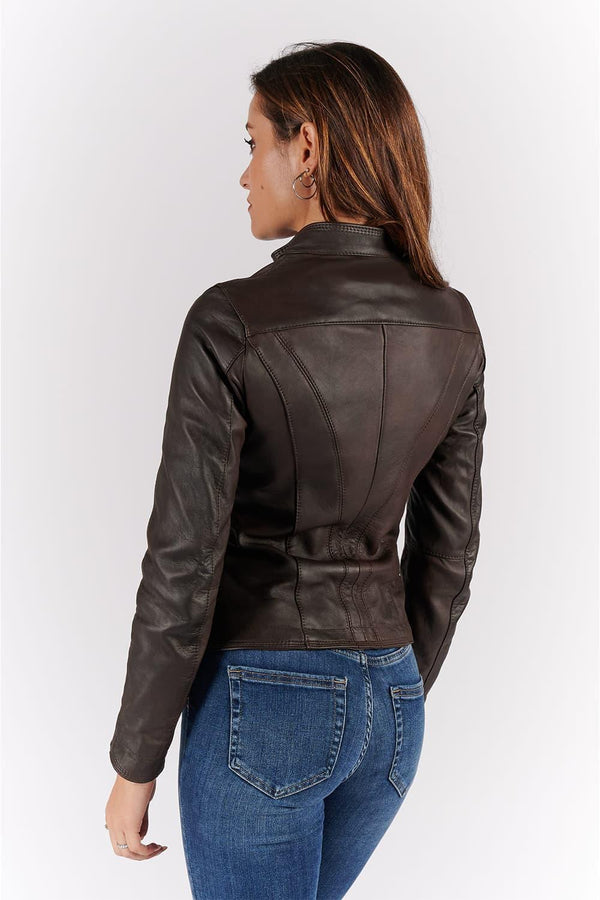 Sofia giacca donna 100% vera pelle Made in Italy - Barone Firenze
