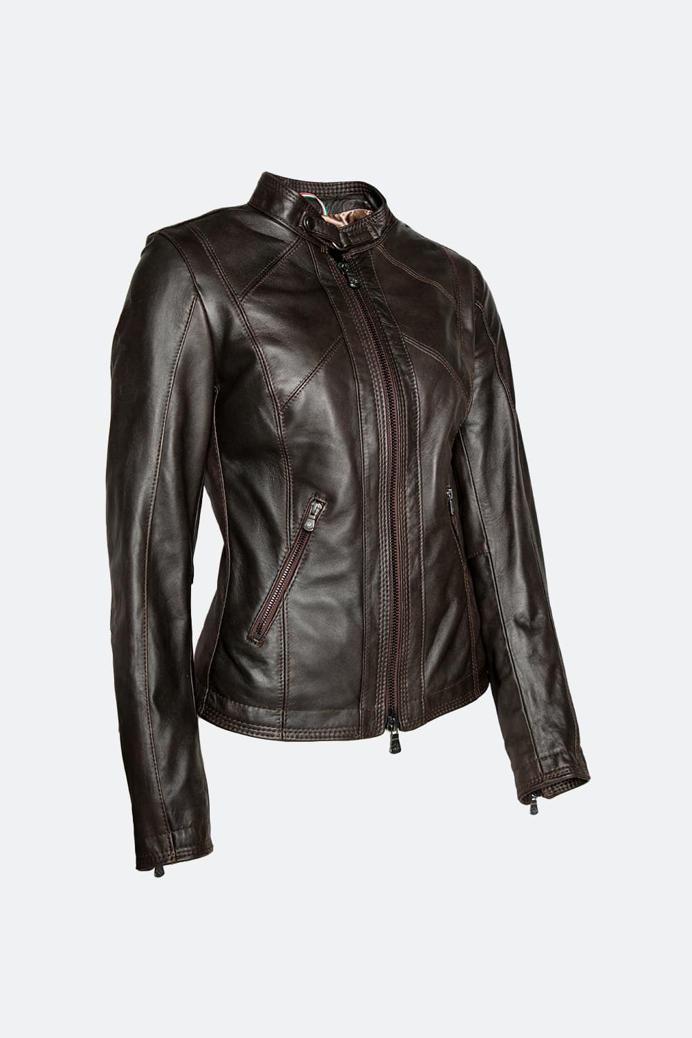 Sofia giacca donna 100% vera pelle Made in Italy - Barone Firenze