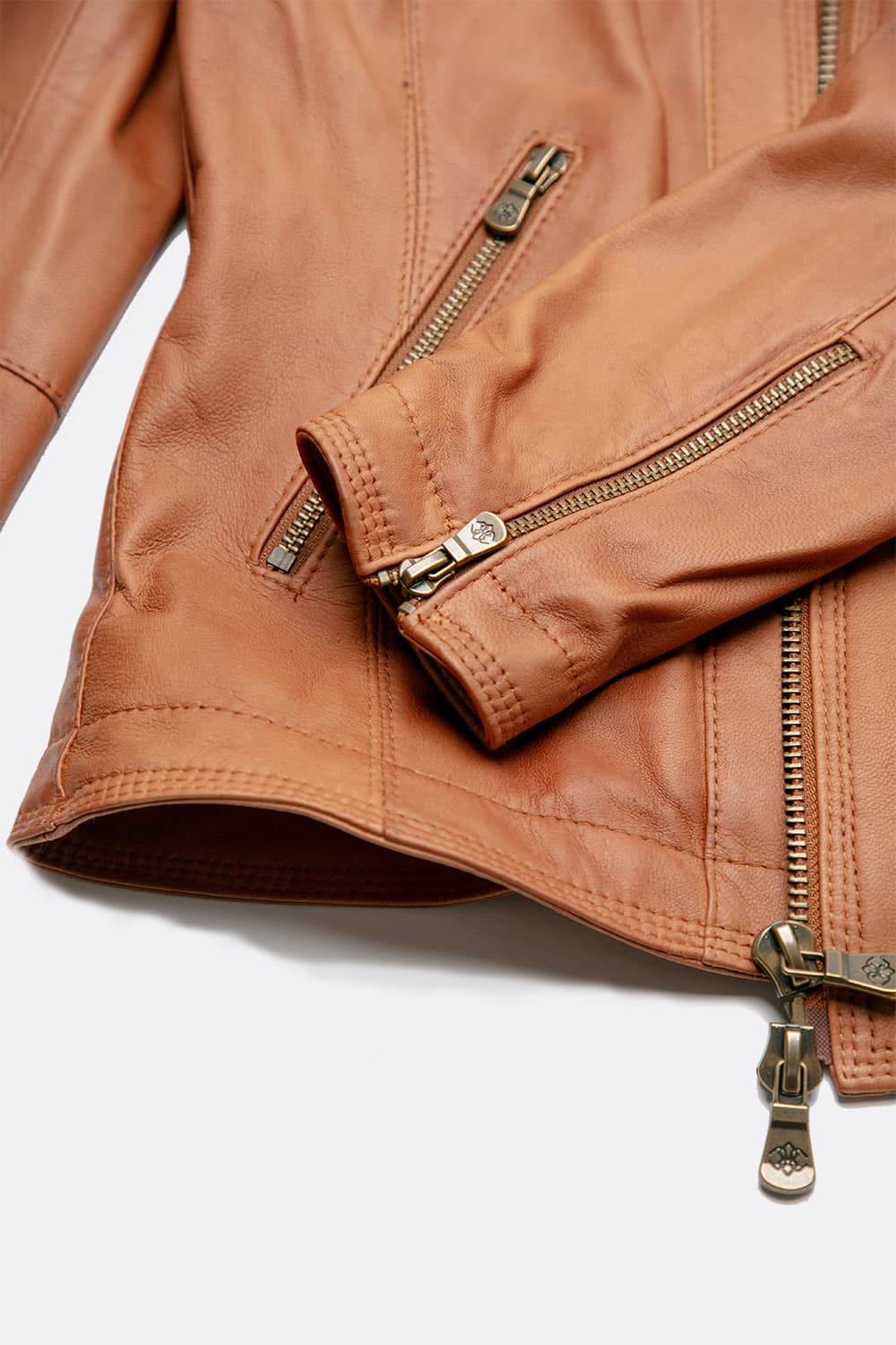 Sofia Vintage Giacca donna 100% vera pelle Made in Italy - Barone Firenze