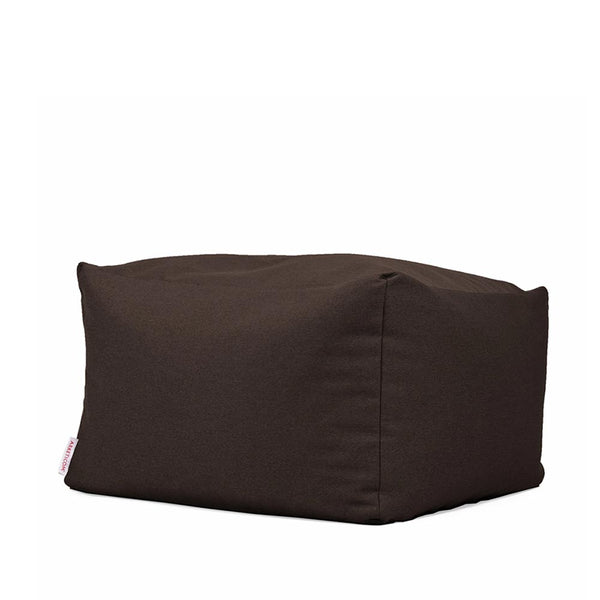 SOFT CUBE 80, Pouf Sacco XL in Cotone Sfoderabile 80x80 h42