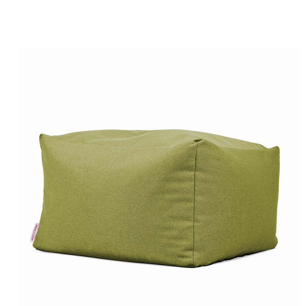 SOFT CUBE 80, Pouf Sacco XL in Cotone Sfoderabile 80x80 h42