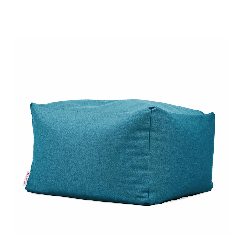 SOFT CUBE 80, Pouf Sacco XL in Cotone Sfoderabile 80x80 h42
