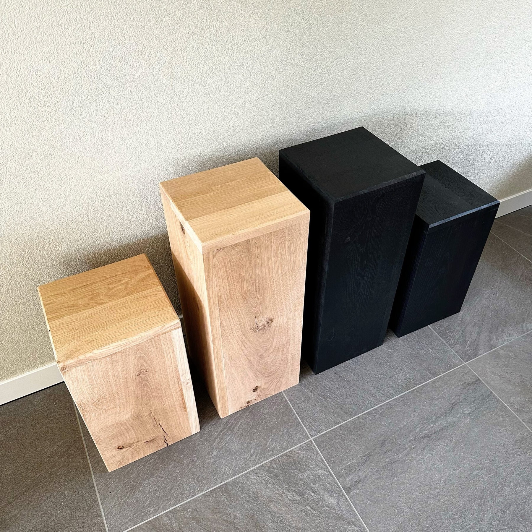 Oak Wood Pedestal
