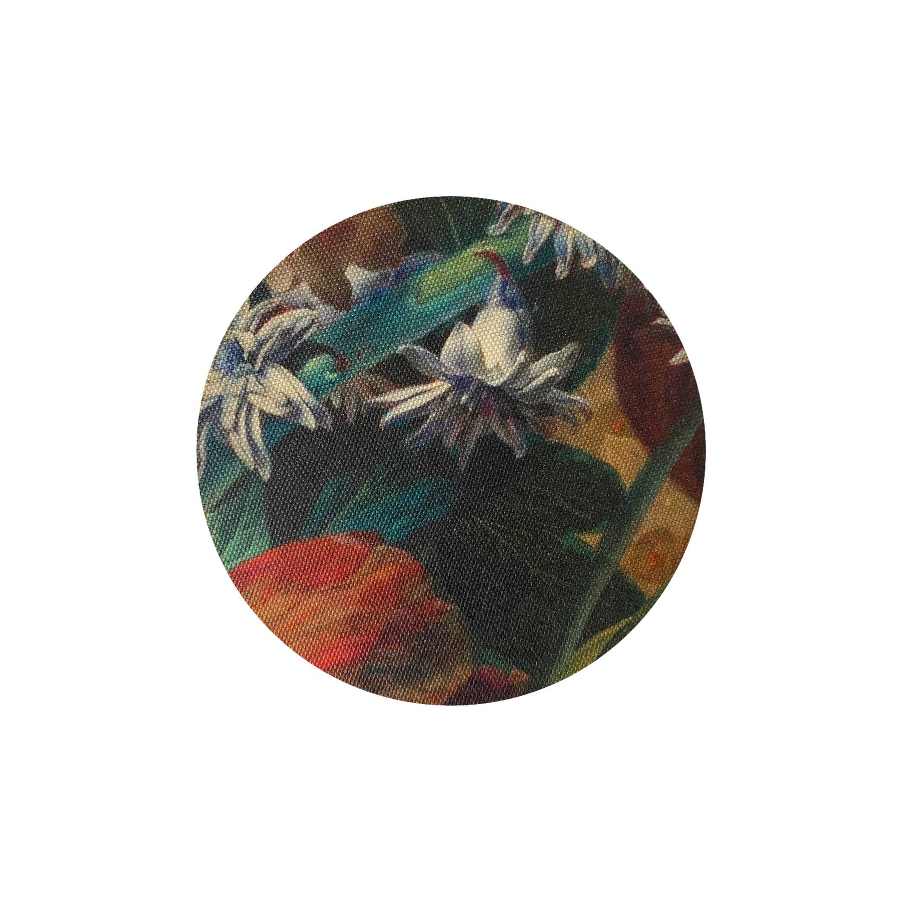 Onderzetter met Vlaamse bloemen