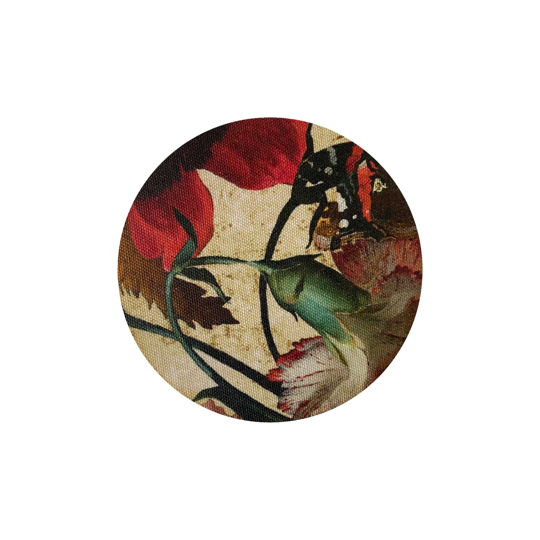 Onderzetter met Vlaamse bloemen