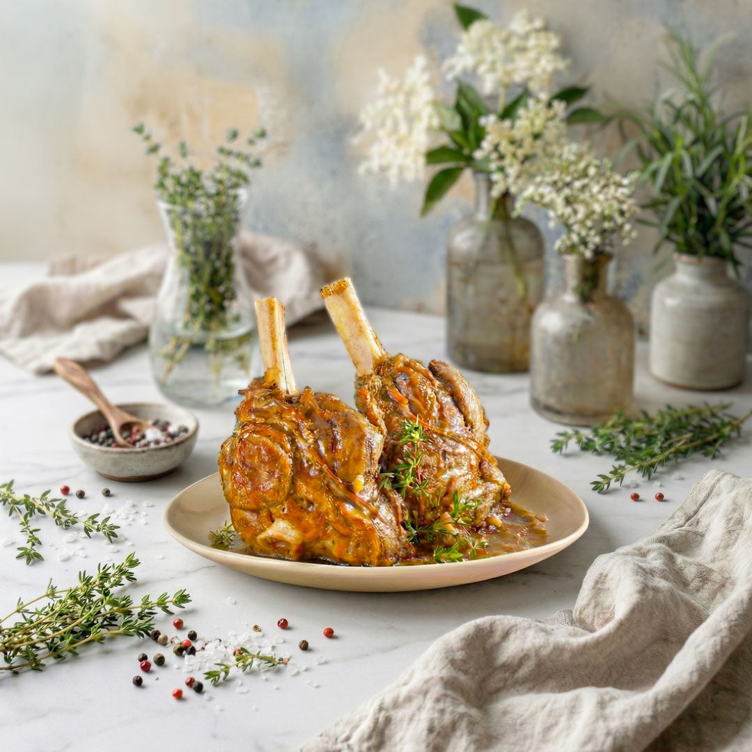 Pre-cooked Lamb Shank with Thyme
