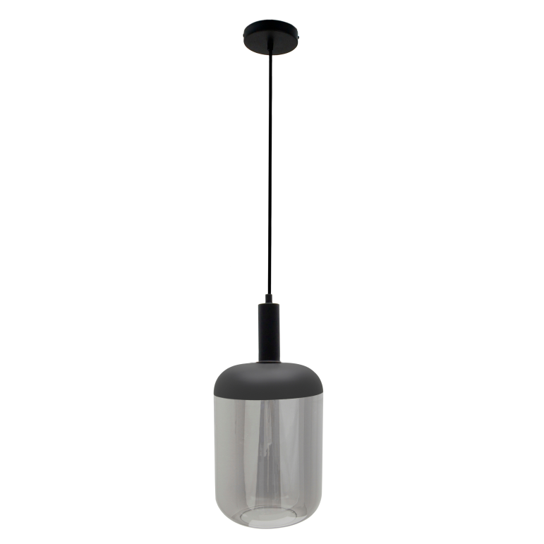 De zwarte hanglamp Specchio opaco in detail. Een moderne toevoeging die elke ruimte een eigentijdse uitstraling geeft.