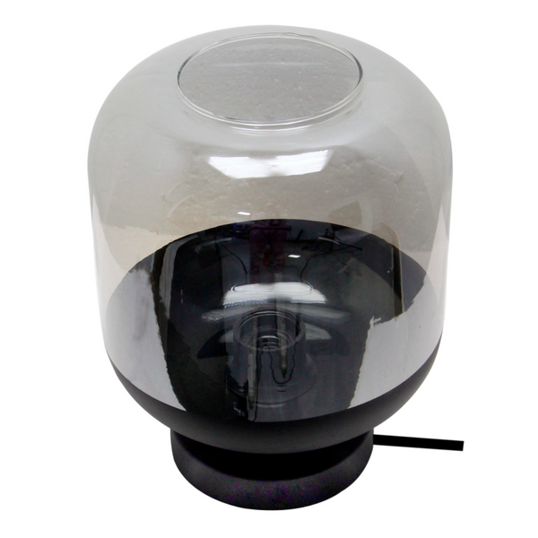De zwarte tafellamp Specchio opaco straalt elegantie uit. Perfect voor een sfeervolle touch op elke tafel of bureau.