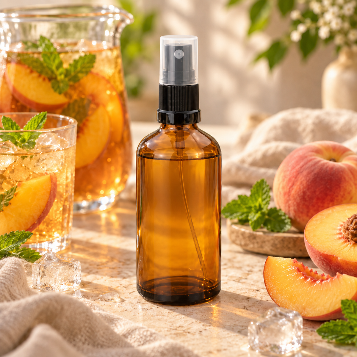 Spray d'Ambiance 100ml Thé Glacé Pêche | Parfum d'Intérieur | Scarly Shop - Scarly Shop