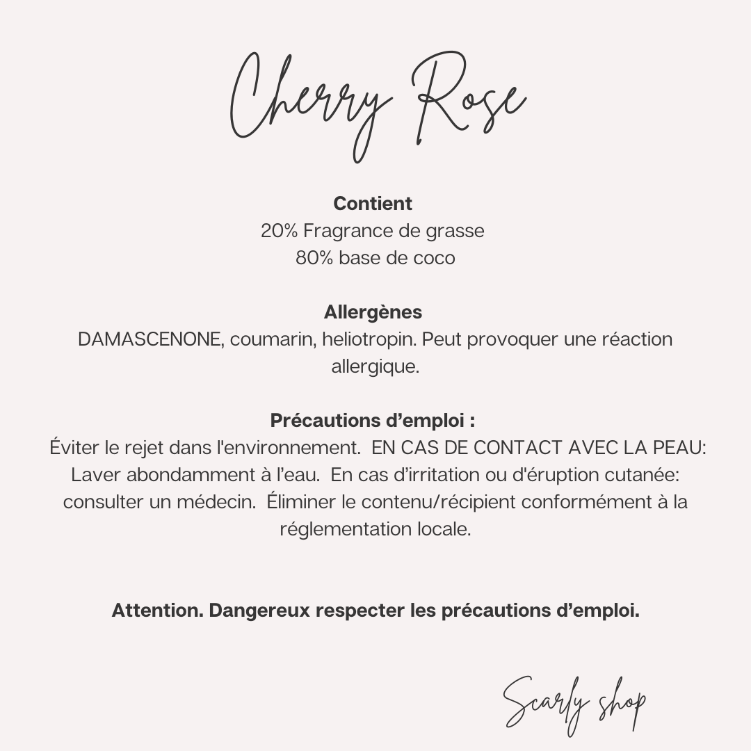 Spray d'ambiance 200ml - Cherry rose - Scarly Shop