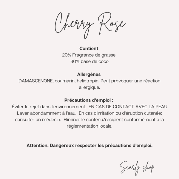 Spray d'ambiance 200ml - Cherry rose - Scarly Shop