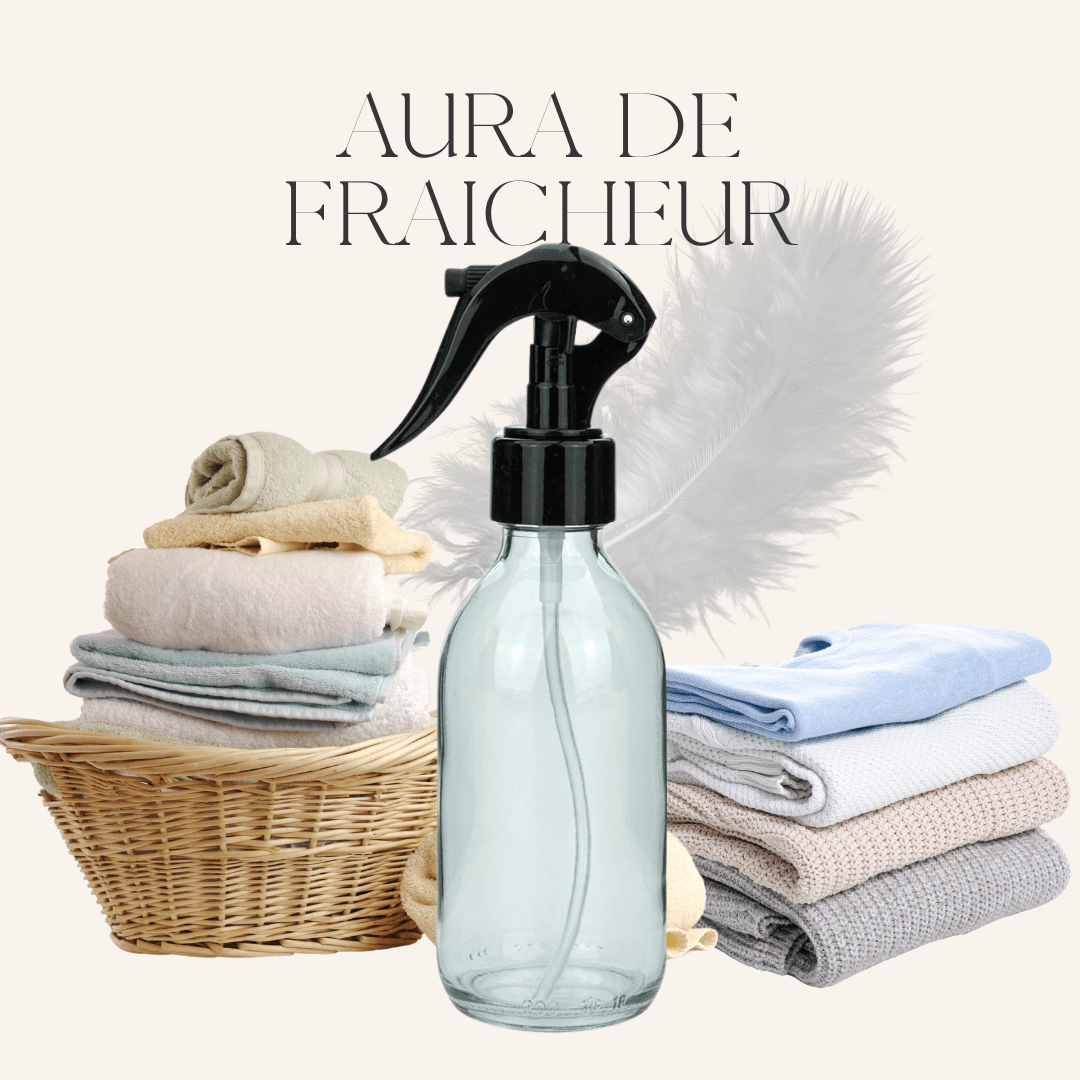Spray d'ambiance 200ml - Linge propre - Aura de fraicheur - Scarly Shop