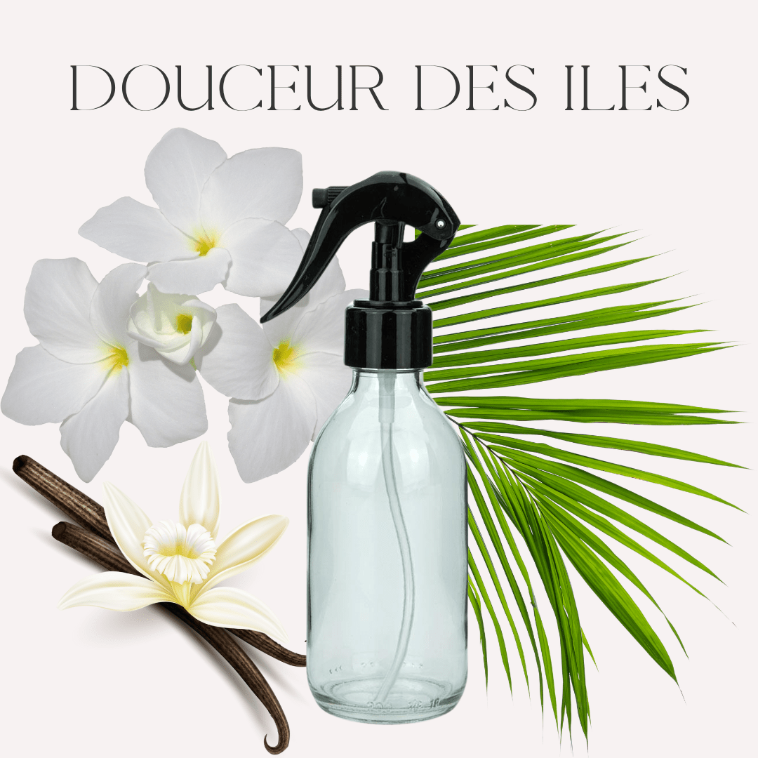 Spray d'ambiance Monoi vanille 200ml - Douceur des iles - Scarly Shop