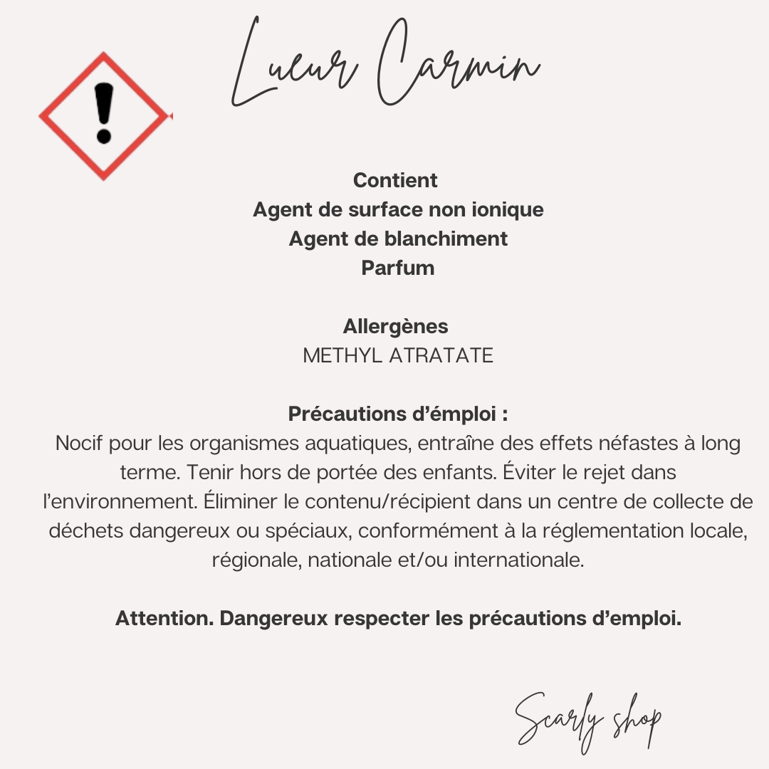 Spray multi usage - Lueur carmin - Scarly Shop