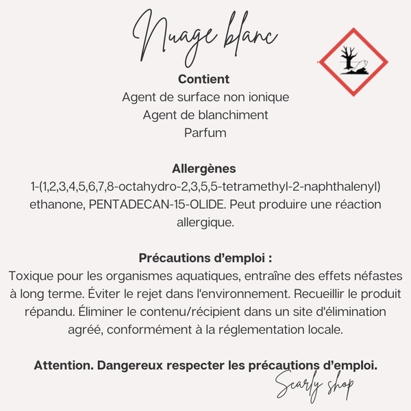 Spray multi usage - Nuage blanc - Scarly Shop