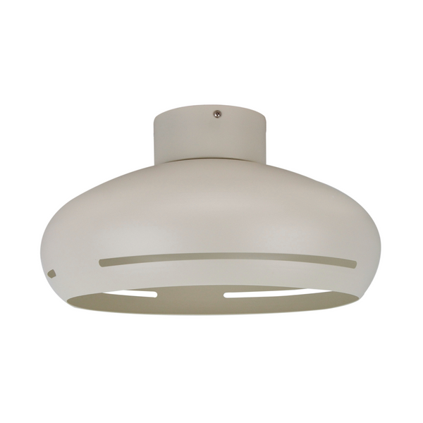 Deze witte plafondlamp uit de Striscia-serie heeft een modern design. Perfect voor een strakke en eigentijdse uitstraling.