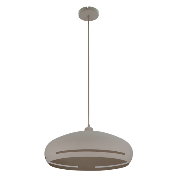 De crème Striscia hanglamp heeft een eigentijds ontwerp. Perfect voor een moderne sfeer in uw woonkamer of eetruimte.