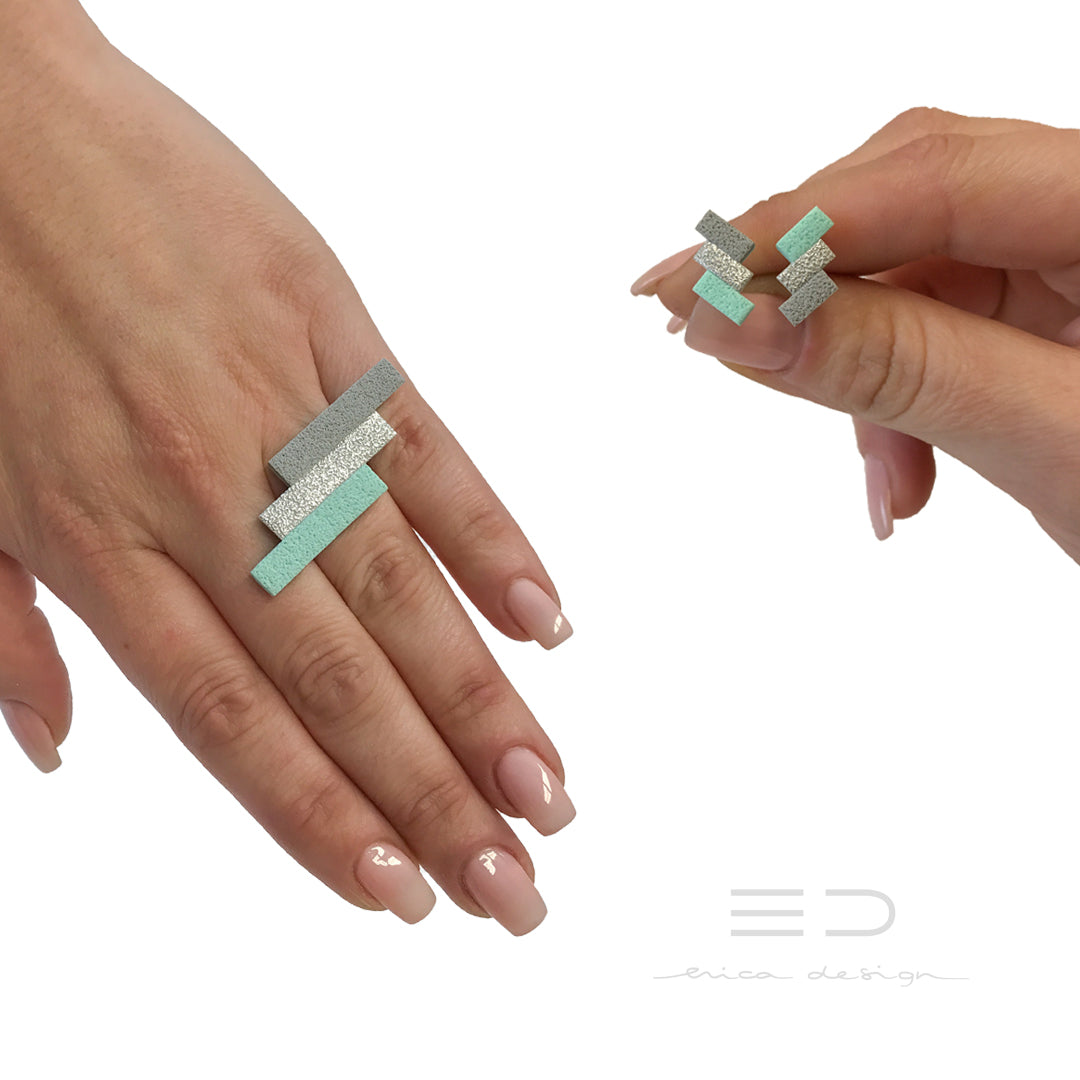 summertime | mint - silver - gray