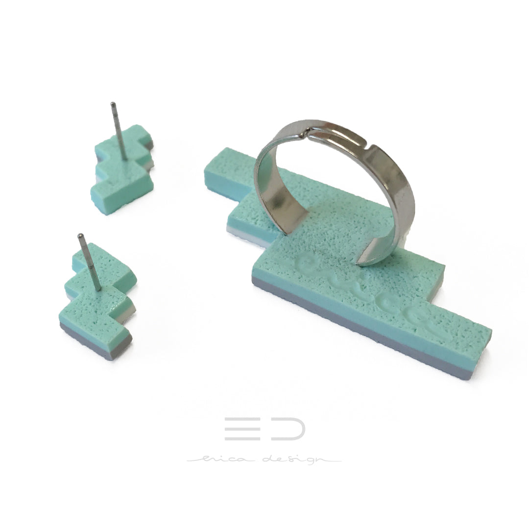 summertime | mint - silver - gray