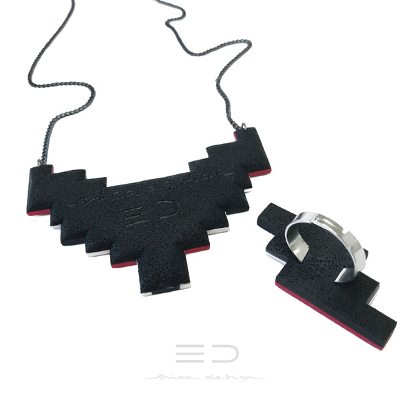 summertime | silver - red - black