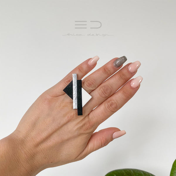 SUMMERTIME RECTANGLE | black