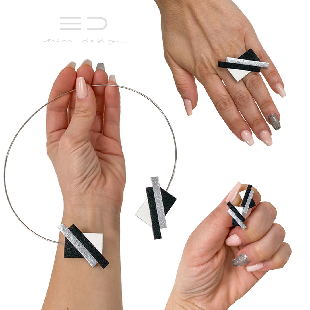 SUMMERTIME RECTANGLE | black