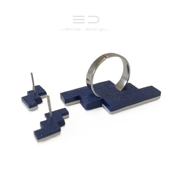 summertime | gold - navy blue - silver