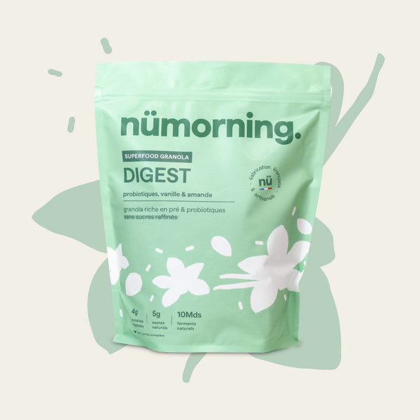 Paquet de 1kg de granola bio DIGEST nümorning, à la vanille et la noix de coco