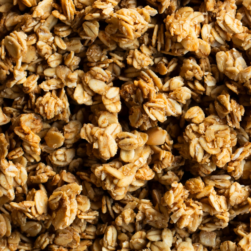 Gros plan sur le granola bio vanille et coco DIGEST de nümorning
