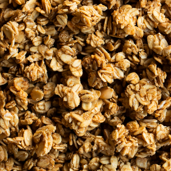 Gros plan sur le granola bio vanille et coco DIGEST de nümorning