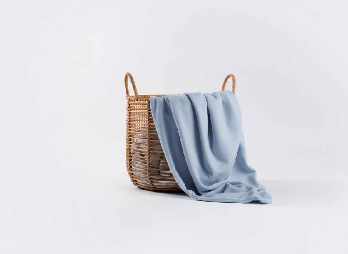 Premium Velour Blanket 80x100cm - Light Blue