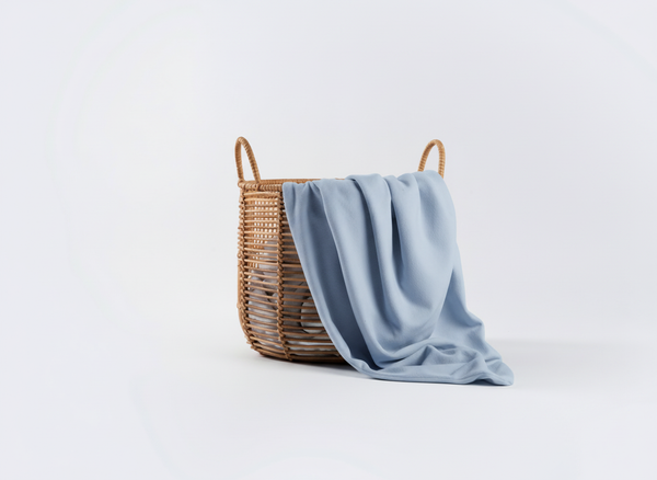 Premium Velour Blanket 80x100cm - Light Blue